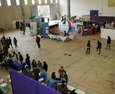 Secretaria Estadual de Educação do Paraná; Feira de profissões no CEEP Newton Freire. 13-06-18. Foto: Hedeson Alves