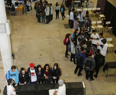 Secretaria Estadual de Educação do Paraná; Feira de profissões no CEEP Newton Freire. 13-06-18. Foto: Hedeson Alves