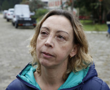 Secretaria Estadual de Educação do Paraná; Feira de profissões no CEEP Newton Freire, na foto a vice diretora Vera Lucia Tives. 13-06-18. Foto: Hedeson Alves
