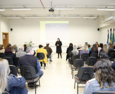 Secretaria Estadual de Educação do Paraná; Reunião no auditório da Universidade UniCesumar sobre BNCC (Base Nacional Comun Curricular). 18-06-18. Foto: Hedeson Alves