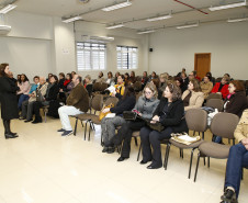 Secretaria Estadual de Educação do Paraná; Reunião no auditório da Universidade UniCesumar sobre BNCC (Base Nacional Comun Curricular). 18-06-18. Foto: Hedeson Alves