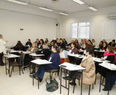 Secretaria Estadual de Educação do Paraná; Caminhos Pedagócicos IV, Curso de formação continuada para técnicos dos núcleos. 19-06-18. Foto: Hedeson Alves
