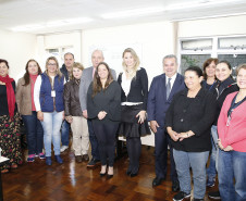 Secretaria Estadual de Educação do Paraná; CGE visita a ouvidoria da SEED. 29-06-18. Foto: Hedeson Alves