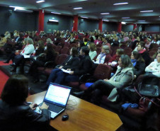 Conferência intermunicipal de educação do Núcleo Regional de Educação (NRE) de Toledo.