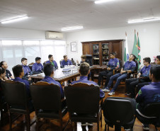 Secretaria Estadual de Educação do Paraná; Visita no gabinete da secretária Lucia Cortez. 10-10-18. Foto: Hedeson Alves