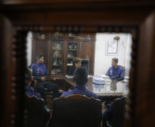 Secretaria Estadual de Educação do Paraná; Visita no gabinete da secretária Lucia Cortez. 10-10-18. Foto: Hedeson Alves