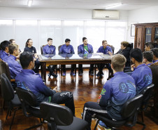 Secretaria Estadual de Educação do Paraná; Visita no gabinete da secretária Lucia Cortez. 10-10-18. Foto: Hedeson Alves