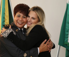 O Paraná passará a contar com mais três colégios da Polícia Militar em 2019. Nesta quinta-feira (11), a governadora Cida Borghetti assinou decreto que cria os colégios de Maringá, Cornélio Procópio e Cascavel.Curitiba, 11/10/2018Foto: Fernando Ogura / ANPr