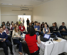Secretaria Estadual de Educação do Paraná; Formação Continuada para professores e pedagogos do Sistema Socioeducacional do Paraná. 17-10-18. Foto: Hedeson Alves