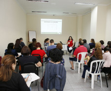 Secretaria Estadual de Educação do Paraná; Formação Continuada para professores e pedagogos do Sistema Socioeducacional do Paraná. 17-10-18. Foto: Hedeson Alves