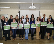 Secretaria Estadual de Educação do Paraná; Premiação dos professores do estado do Paraná no auditório da SEED. 19-10-18. Foto: Hedeson Alves