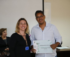 Secretaria Estadual de Educação do Paraná; Premiação dos professores do estado do Paraná no auditório da SEED. 19-10-18. Foto: Hedeson Alves