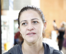 Secretaria Estadual de Educação do Paraná; II Simpósio de Neurociencias Aplicada e Educação Especial no auditório da FAculdade Bagozzi, na foto a professora Andreia Aparecida de Oliveira. 23-10-18. Foto: Hedeson Alves