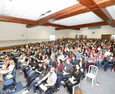 Secretaria Estadual de Educação do Paraná; II Simpósio de Neurociencias Aplicada e Educação Especial no auditório da FAculdade Bagozzi. 23-10-18. Foto: Hedeson Alves