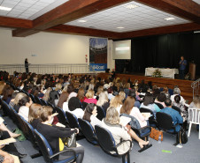 Secretaria Estadual de Educação do Paraná; II Simpósio de Neurociencias Aplicada e Educação Especial no auditório da FAculdade Bagozzi. 23-10-18. Foto: Hedeson Alves