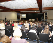 Secretaria Estadual de Educação do Paraná; II Simpósio de Neurociencias Aplicada e Educação Especial no auditório da FAculdade Bagozzi. 23-10-18. Foto: Hedeson Alves