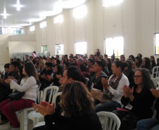 Estudantes participaram de palestras e elaboraram plano de ações para o próximo ano letivo. 