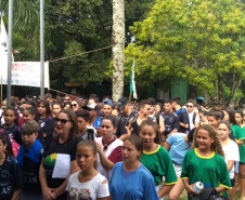 Evento tem como objetivo promover a integração entre estudantes e comunidades das oito escolas localizadas nas ilhas do Litoral. 