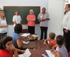 Com as visitas, o secretário se aproxima da comunidade escolar e solicita a participação de todos para a construção de uma educação pública de qualidade.