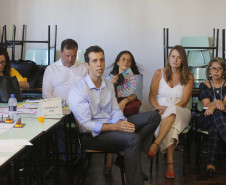 Formação dos gestores faz parte de uma série de novidades que a Secretaria da Educação está implementando antes do início do ano letivo, que começa no dia 14 de fevereiro. Oficinas SEED.Curitiba, 30-01-19.Foto: Arnaldo Alves / ANPr.