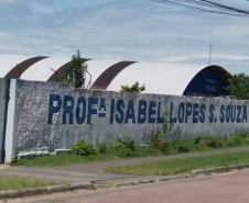 Secretaria homenageia mulheres que marcaram a história da educação e todas as que, hoje, tornam a nossa rede possível. Na foto a fachada do Colégio Estadual Isabel Lopes Santos Souza