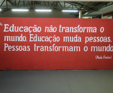 O secretário de Educação Renato Feder em visita na Escola Estadual São Cristóvão no início do ano letivo. Curitiba, 14/02/2019 -  Foto: Geraldo Bubniak/ANPr