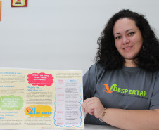 Eles assistiram nos períodos da manhã e tarde relacionadas ao conceito de Síndrome de Down e experiências vivenciadas pela bacharela em direito, Vanessa Dlugosz, mãe de um aluno com down.