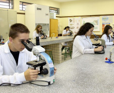 A formação técnica em nível médio é ofertada na rede estadual de ensino do Paraná em 300 escolas regulares e em 34 Centros Estaduais de Educação Profissional (CEEPs) espalhados por 178 municípios que ofertam 51 cursos profissionalizantes sem nenhum custo. 