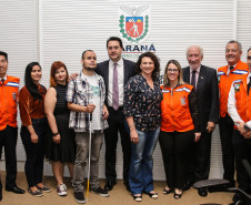 O Governador Carlos Massa Ratinho Júnior, durante reunião com a equipe de governo. 09/09/2019 - Foto: Geraldo Bubniak/AEN