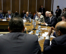 Governador Carlos Massa Ratinho Junior em reunião de secretáriado. Curitiba,24/09/2019 Foto:Jaelson Lucas / AEN