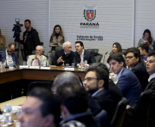 Governador Carlos Massa Ratinho Junior em reunião de secretáriado. Curitiba,24/09/2019 Foto:Jaelson Lucas / AEN