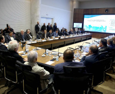 Governador Carlos Massa Ratinho Junior em reunião de secretáriado. Curitiba,24/09/2019 Foto:Jaelson Lucas / AEN