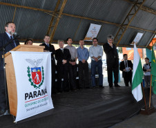 Governador em exercício, Flávio Arns, participa no Colégio Estadual Francisco Zardo, em Curitiba, da retomada das atividades esportivas em contraturno em 208 escolas da rede pública de ensino.