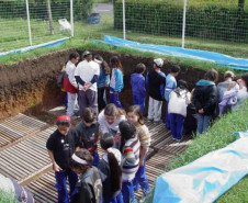 Projeto oferece oportunidade para estudantes da educação básica participarem de aulas de campo orientadas por professores da Universidade.