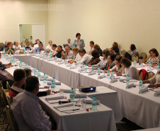 Durante encontro com os presidentes das Associações de Pais e Amigos dos Excepcionais (APAES) do Paraná no último sábado (31)...