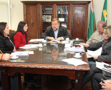 Vice-governador e secretário de Educação, Flávio Arns, se reuniu com dirigentes da APP Sindicato.