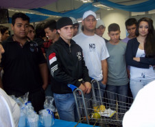 A visita teve como objetivo proporcionar aos alunos intercâmbio cultural, além de apresentar os cursos da instituição federal. 