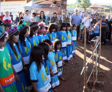 Inauguração do Colégio Indígena Araju Porã