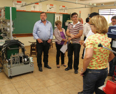 Visita ao CEEP Professora Maria do Rosário Castaldi