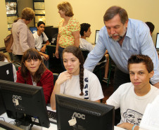 Visita ao CEEP Professora Maria do Rosário Castaldi