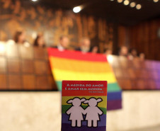 O encontro, realizado na Assembleia Legislativa do Paraná, integra parte das atividades comemorativas do Dia Estadual de Combate à Homofobia.