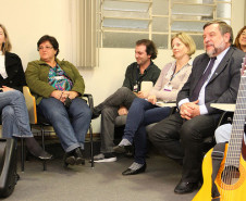 Projeto Conversa com Verso e Prosa traz artistas paranaenses para se apresentarem no auditório da Secretaria da Educação do Paraná.