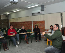 Evento de formação conjunta da Ditec e do DEB une conhecimentos sobre tecnologias educacionais e encaminhamentos pedagógicos.