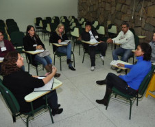 Evento de formação conjunta da Ditec e do DEB une conhecimentos sobre tecnologias educacionais e encaminhamentos pedagógicos.