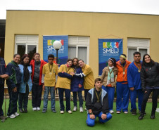 Estudantes de educação especial aprendem novas habilidades jogando variedade do golfe desenvolvida no Paraná, que já possui um campeonato.