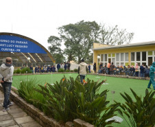 Estudantes de educação especial aprendem novas habilidades jogando variedade do golfe desenvolvida no Paraná, que já possui um campeonato.