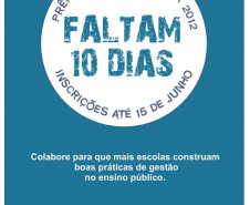 Prêmio Gestão 2012 termina no dia 15 de junho