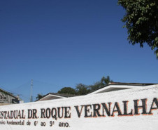 A superintendente da Educação, Meroujy Cavet, acompanhou o início da Semana Pedagógica no município de Paranaguá.