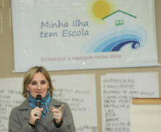 Evento realizado em Paranaguá teve como objetivo fortalecimento pedagógico dos professores que atuam nas escolas das ilhas do litoral paranaense.