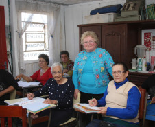 Turma do Programa Paraná Alfabetizado